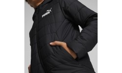Kurtka młodzieżowa Puma Ess Hooded Padded czarna 670559 01
