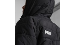 Kurtka młodzieżowa Puma Ess Hooded Padded czarna 670559 01