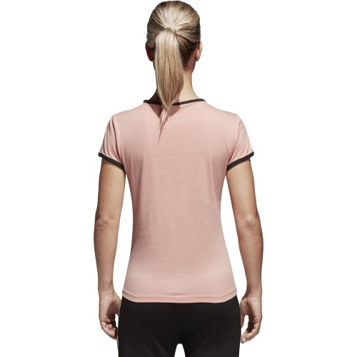 Koszulka damska Adidas W Sid Slim Tee Pink Black CF1440