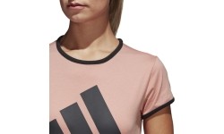 Koszulka damska Adidas W Sid Slim Tee Pink Black CF1440