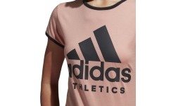 Koszulka damska Adidas W Sid Slim Tee Pink Black CF1440