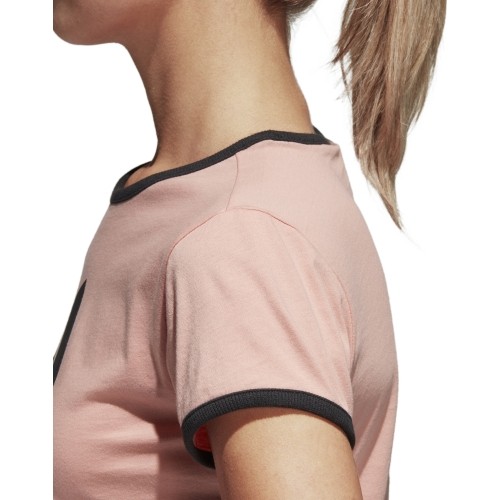 Koszulka damska Adidas W Sid Slim Tee Pink Black CF1440