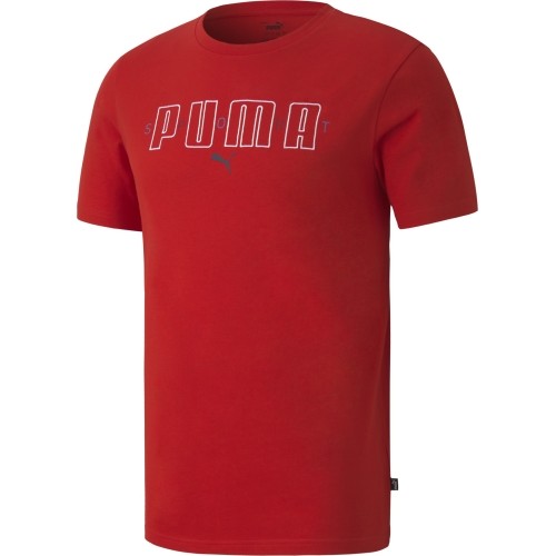 Puma Marškinėliai Vyrams Brand Tee High Risk Red
