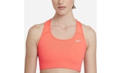 Damski stanik sportowy Nike Swoosh Bra Non Pad Bright Mango BV3630 854