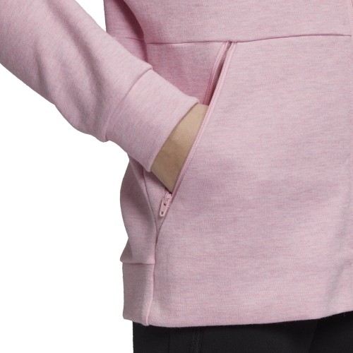 Bluza młodzieżowa Adidas YG ID Sta FZ, różowa DV0298