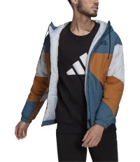 Kurtka męska Adidas BTS HD Jacket, niebiesko-brązowa, GT7396