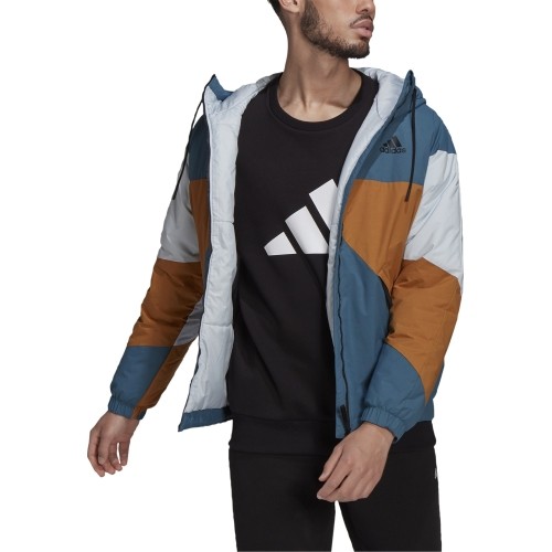 Kurtka męska Adidas BTS HD Jacket, niebiesko-brązowa, GT7396