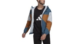 Kurtka męska Adidas BTS HD Jacket, niebiesko-brązowa, GT7396