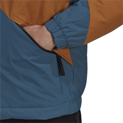 Kurtka męska Adidas BTS HD Jacket, niebiesko-brązowa, GT7396