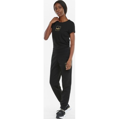 Spodnie damskie Puma Holiday Pants FL czarne 589553 01