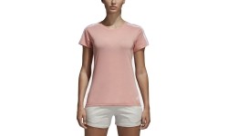 Bluzka Adidas Essentials 3-Stripes Pink White CF8833