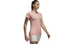 Bluzka Adidas Essentials 3-Stripes Pink White CF8833