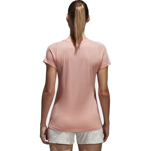 Bluzka Adidas Essentials 3-Stripes Pink White CF8833