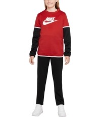 Dres Nike dla młodzieży K NSW Poly Futura Black Red DM8084 657
