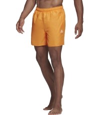 Męskie szorty kąpielowe Adidas Solid CLX Short SL pomarańczowe HA0375