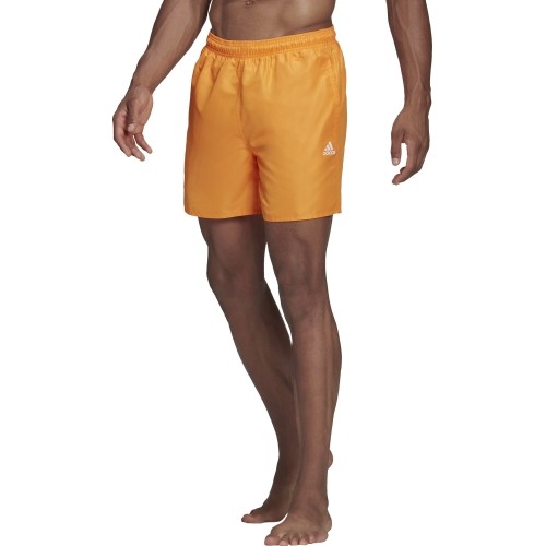 Męskie szorty kąpielowe Adidas Solid CLX Short SL pomarańczowe HA0375