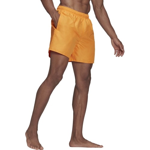 Męskie szorty kąpielowe Adidas Solid CLX Short SL pomarańczowe HA0375