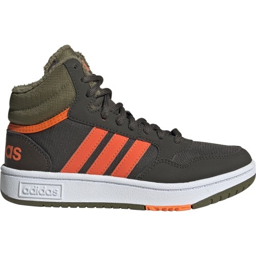 Buty młodzieżowe Adidas Hoops Mid 3.0 K Green GW4486