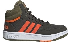 Buty młodzieżowe Adidas Hoops Mid 3.0 K Green GW4486