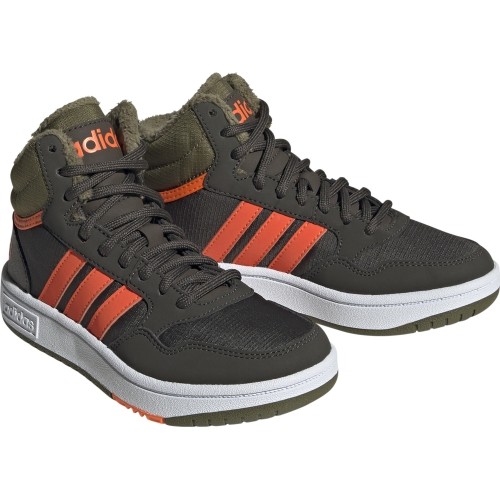 Buty młodzieżowe Adidas Hoops Mid 3.0 K Green GW4486