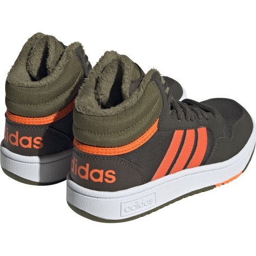 Buty młodzieżowe Adidas Hoops Mid 3.0 K Green GW4486