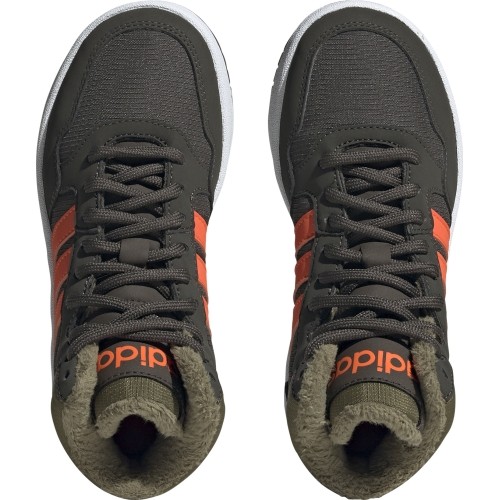Buty młodzieżowe Adidas Hoops Mid 3.0 K Green GW4486