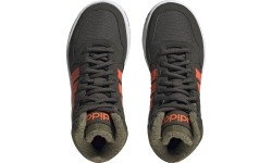 Buty młodzieżowe Adidas Hoops Mid 3.0 K Green GW4486
