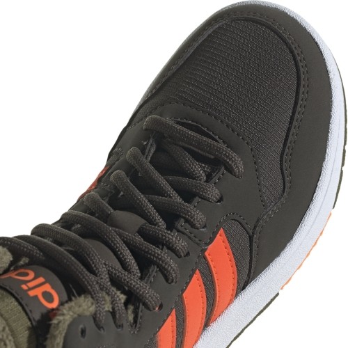 Buty młodzieżowe Adidas Hoops Mid 3.0 K Green GW4486