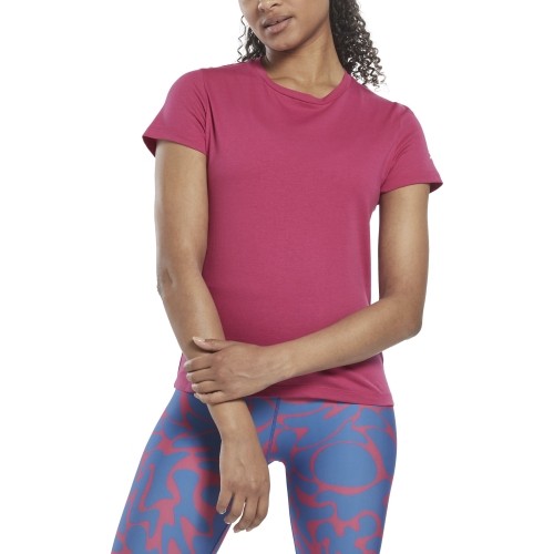 Reebok Palaidinė Moterims Wor Comm Cotton Tee Pink HI6913