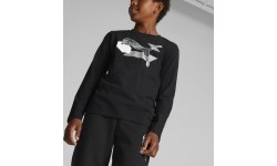 Puma Marškinėliai Paaugliams Alpha Longsleeve Tee Black 670103 01
