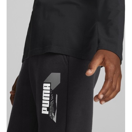 Koszulka młodzieżowa Puma Alpha Longsleeve Tee Black 670103 01