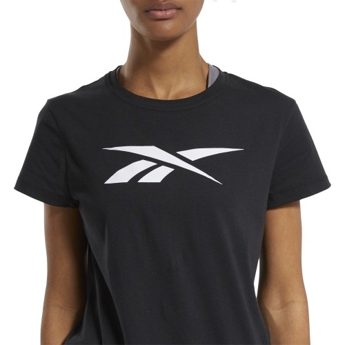 Reebok Palaidinė Moterims Te Graphic Vector T Black