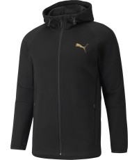 Puma Džemperis Vyrams Evostripe Fz Hoodie Black