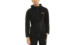 Puma Džemperis Vyrams Evostripe Fz Hoodie Black