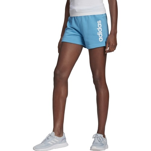 Adidas szorty damskie W Lin Ft Short Blue HD1701