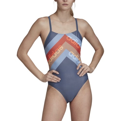 Strój kąpielowy Adidas Fit 1Pc Lin, niebieski DY5892
