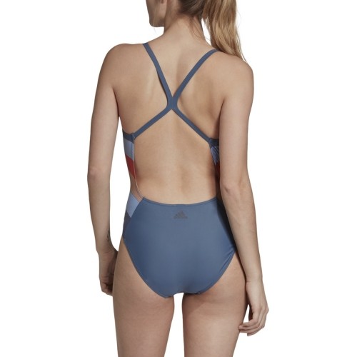 Strój kąpielowy Adidas Fit 1Pc Lin, niebieski DY5892