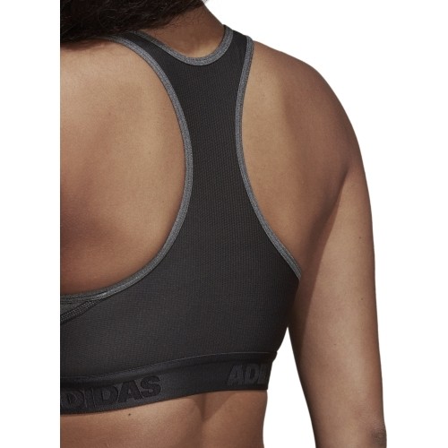 Stanik sportowy Adidas Drst Ask Spr H Grey CF6607