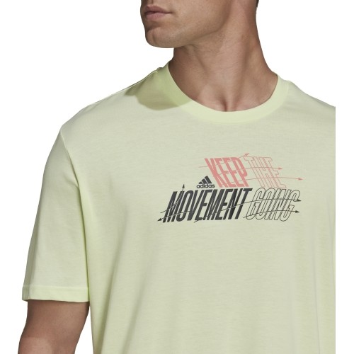 Adidas Marškinėliai Vyrams M Keep G Tee Green HA4067