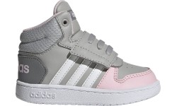 Adidas Hoops Mid 2.0 I buty dziecięce, szaro-różowe GZ7779