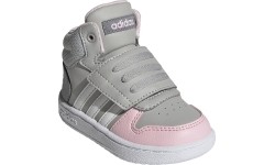 Adidas Hoops Mid 2.0 I buty dziecięce, szaro-różowe GZ7779