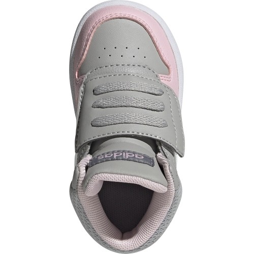 Adidas Hoops Mid 2.0 I buty dziecięce, szaro-różowe GZ7779