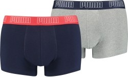 Bokserki męskie Puma Basic Trunk, niebiesko-szare 935015 06