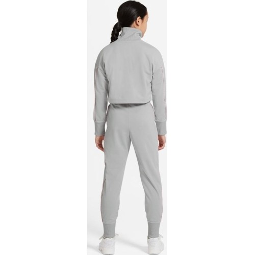 Dres dziewczęcy Nike G NSW HW Trk Suit szary DD6302 077