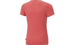 Koszulka młodzieżowa Puma Ess Logo Tee, koralowa 587029 58