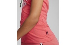 Koszulka młodzieżowa Puma Ess Logo Tee, koralowa 587029 58