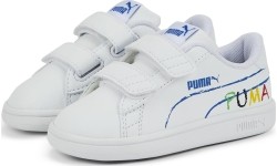 Buty dziecięce Puma Smash v2 Home School White 386201 02