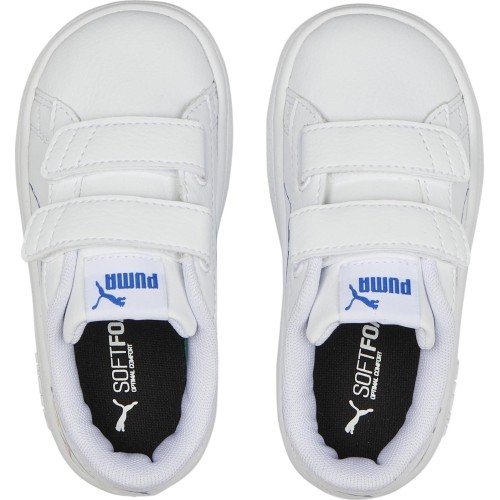 Buty dziecięce Puma Smash v2 Home School White 386201 02