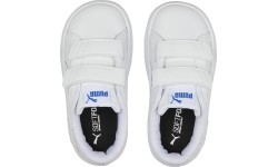 Buty dziecięce Puma Smash v2 Home School White 386201 02