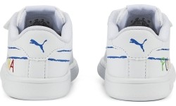 Buty dziecięce Puma Smash v2 Home School White 386201 02